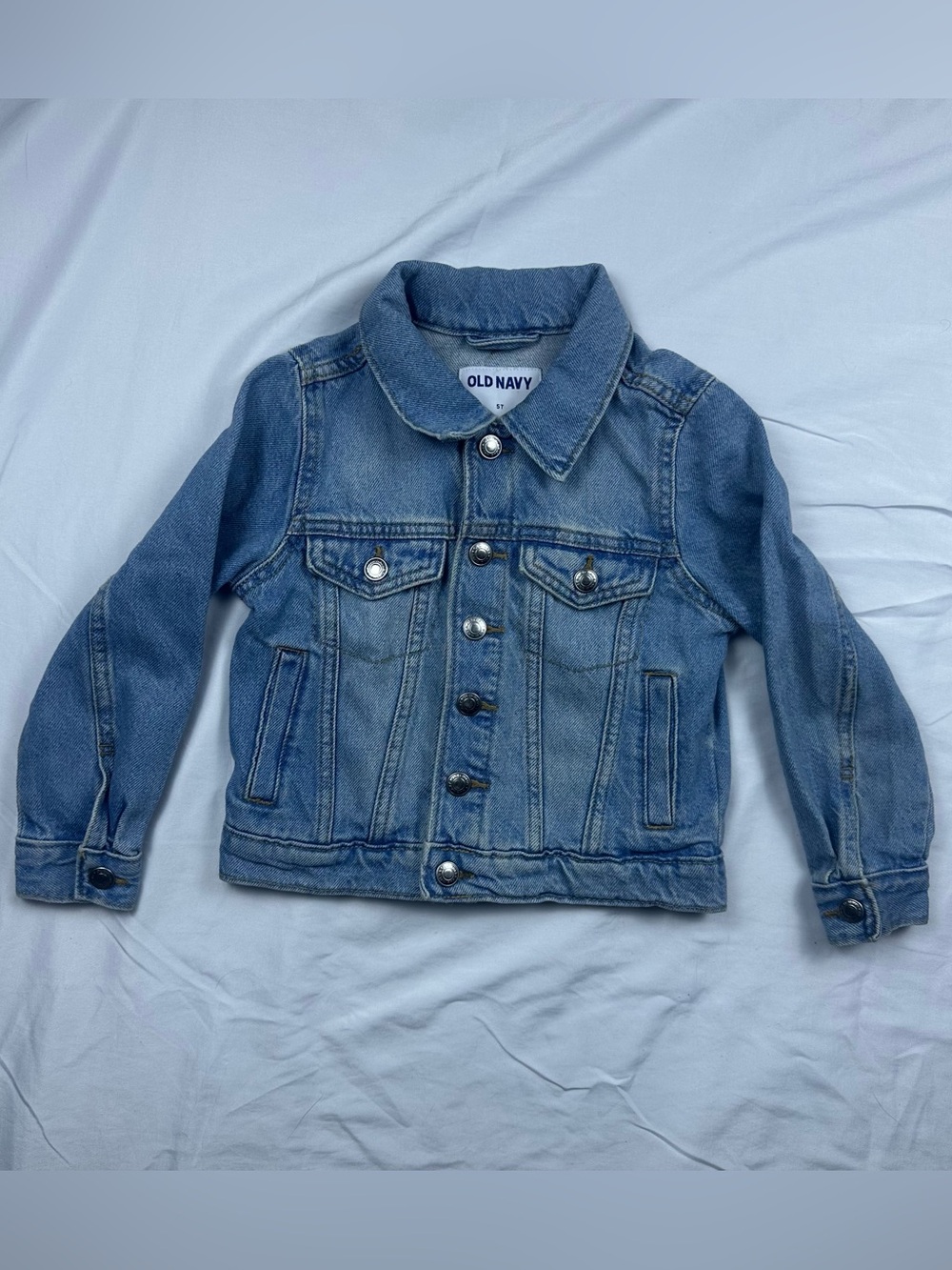 Old Navy Light Wash Denim Jacket Girls 5T